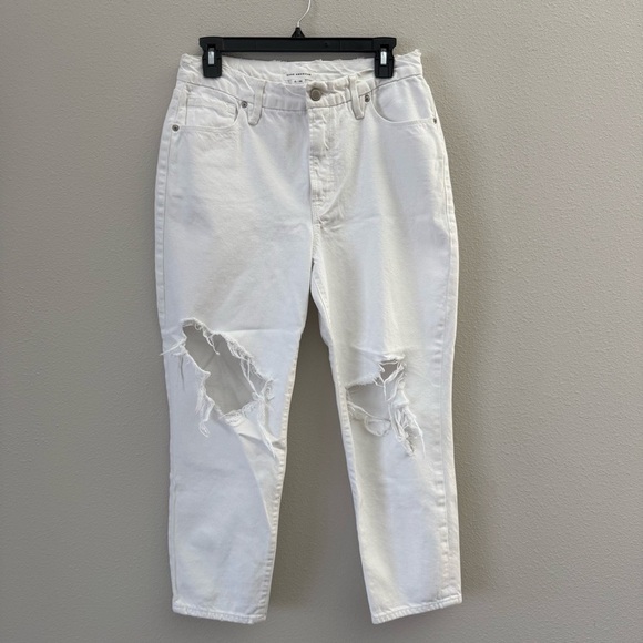 Good American Denim - Good American Distressed White Denim NWT